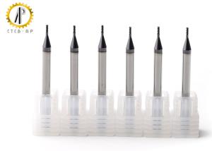 China TiALN Coated Carbide Milling Cutters HRC57 With 4mm Shank factory