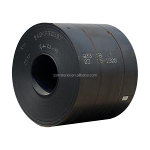 China Non-Alloy ST37 MS Carbon Steel Coil Black Iron HRC HR S235jr S355jr SAE1006 Q235b SS400 ASTM A36 hot rolled steel coil factory