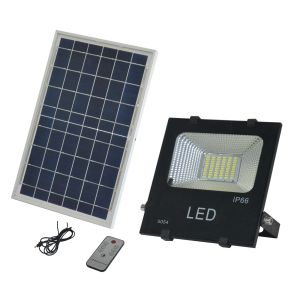 50W LED Solar Flood Light with motion sensor aluminum material for garden and