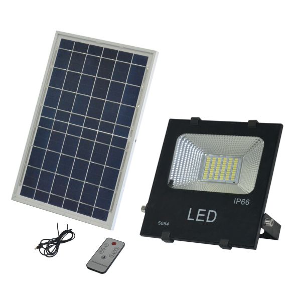 50W LED Solar Flood Light with motion sensor aluminum material for garden and