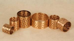 China Standard Metric Size Oil Free Bearing , Hydraumatic CuSn8P Cast Bronze Bushings factory
