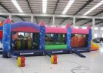 Commercial Cartoon Inflatable Obstacle Courses Digital Printing 10 X 4m