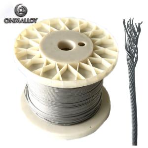 China PWHT Cr20Ni80 Stranded Nickel Wire Rope 2.76mm For Ceramic Pad Heater factory