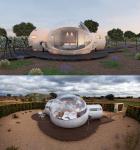 Inflatable Bubble Geodesic Dome Tent Garden Party Geodesic Camping Tent
