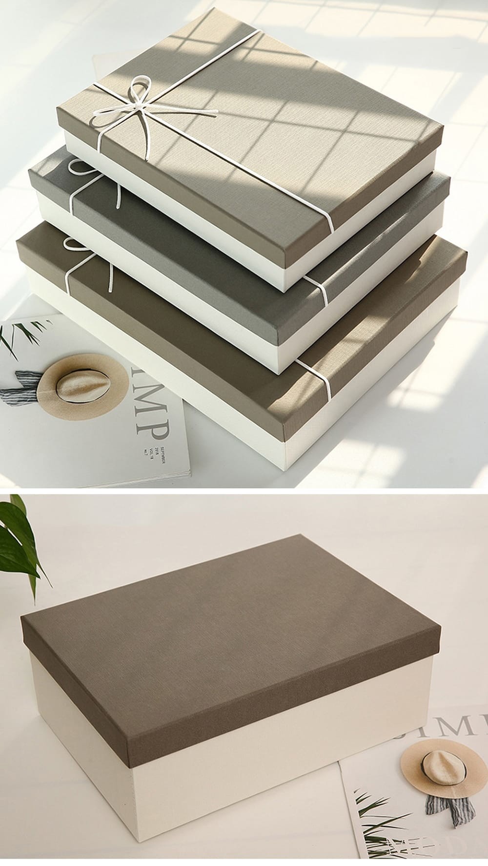 Multiple Colors Rigid Paper Gift Box