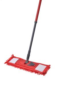 China Washable Chenille Scrub Pads Commercial Microfiber Mop SS Telescopic Handle factory