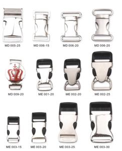 China Eco Friendly Casting Lanyard Accessory Metal Buckle / Plastic Buckle factory