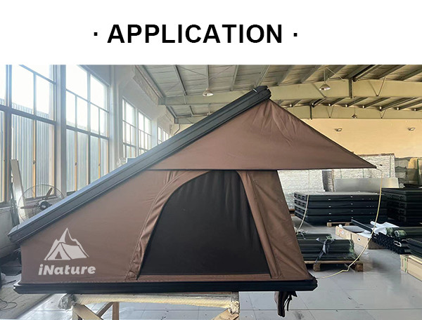 Hardshell Aluminum Clamshell Light 4 Person Roof Top Tent