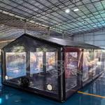 Transparent Inflatable Car Garage Capsule Tent Outdoor Inflatable Car Cover Tent