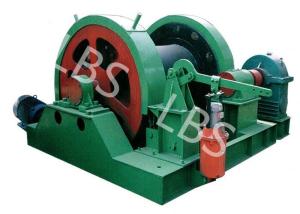 China Low Speed Electric Rope Winch For Lifting / Dragging , Electric Marine Winch factory