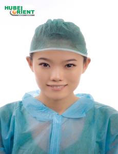 China ISO13485 Disposable 40gsm Non Woven Surgeon Cap With Ties factory