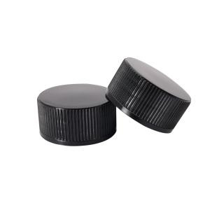 China Medicine Bottles 28/405 Plastic Screw Cap With Stripe Edge factory