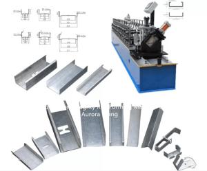 China C And U Profile Stud Roll Former Fast Speed Light Gauge Steel Framing factory