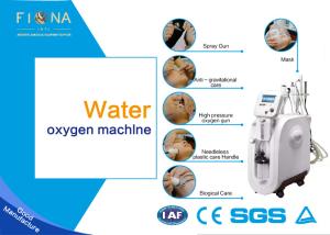China Microdermabrasion Oxygen Facial Machine Multi - Head For Face Treatment factory