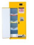Acid Dangerous Store In Lab Chemical Storage Cabinet Yellow 766 Litre For Liquid