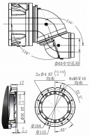 Painting robot for automotive and spare parts , GR6150-2000 payload 15kg reach 2000mm