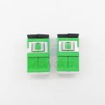 Metal Shrapnel LC Duplex Adaptor , APC Fiber Optic Adapters 0.20dB
