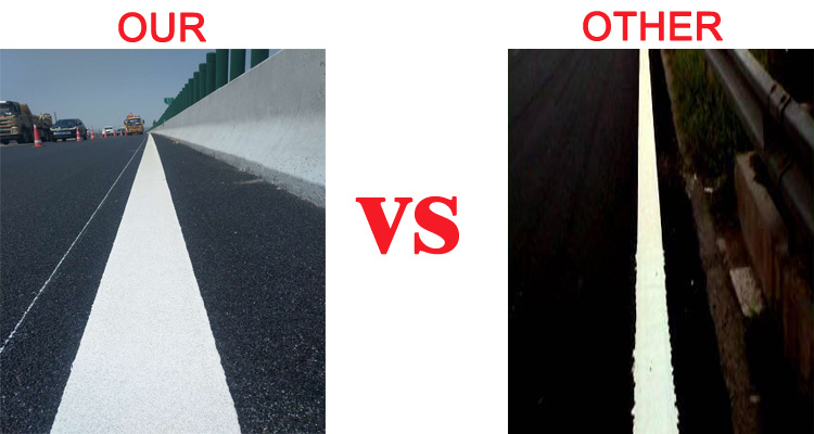 Hot Melt Thermoplastic Road Marking Paint With Superior Adhesion and Visibility