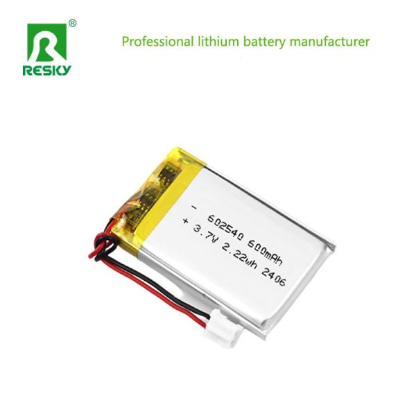 Lithium Polymer Battery Cell 602540 600mAh 3.7V 2.22wh solar Lipo Batteries for medical monitors