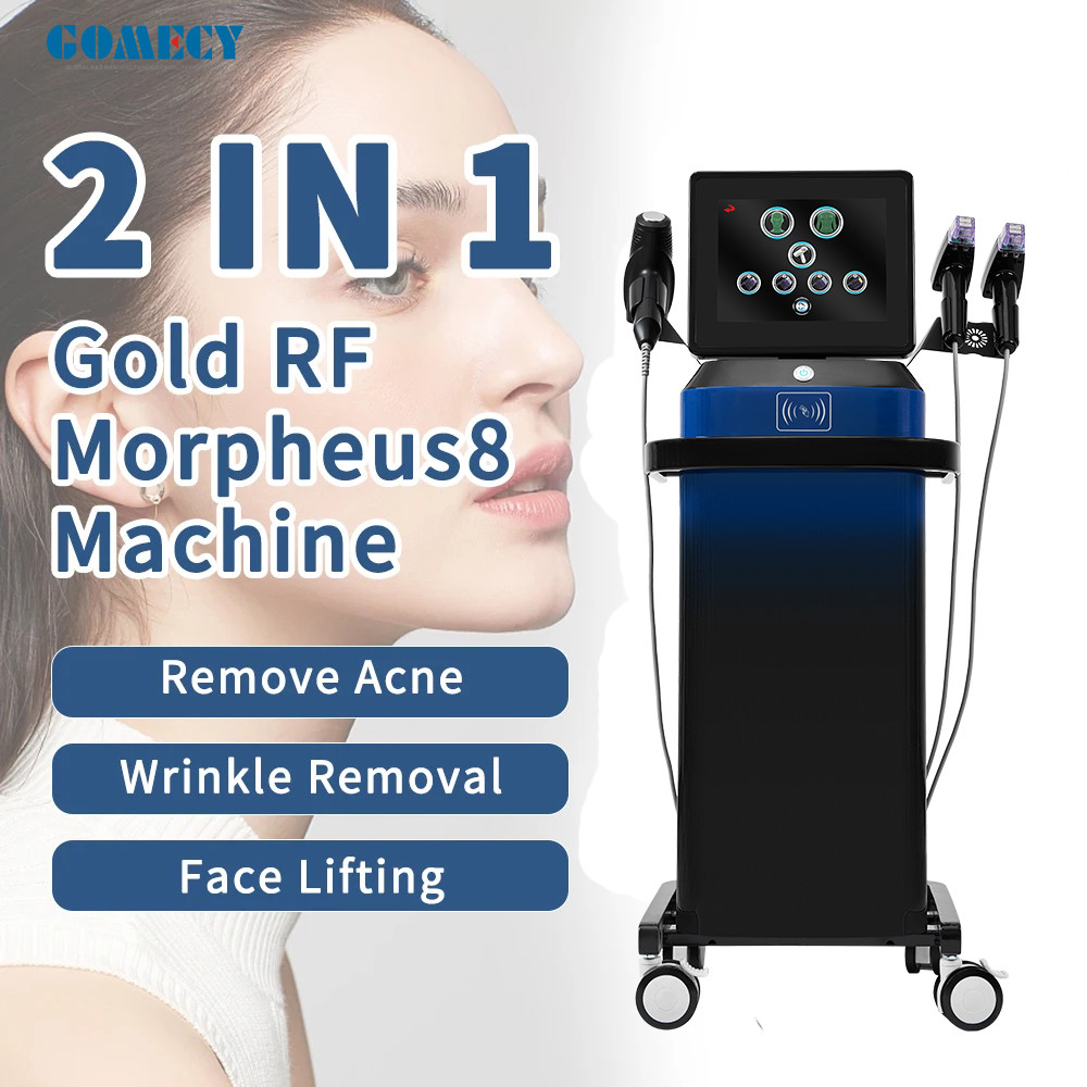 2024 Morpheus8 Radio Frequency Micro Needling Machine With Ice Hammer For Your Skin Scar Acne Scar Stretch Marks