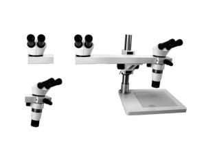 China DVS-0865 Zoom Stereo Microscope Binocular Head 215mm Focusing Range factory