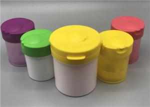 China 65mm Height Round Chewing Gum Bottle 60g Weight Portable For Medical Packing factory