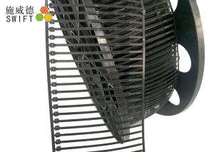 China 180 Centigrade Heat Resistant Cable Ties , Plastic Strap Ties With No Tilt Angle factory