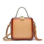 Real Leather Women Bags Cowhide Case Bag with Tassel Fashion Tote Bags