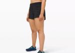 Elastic Waist Band Women'S Running Shorts With Liner