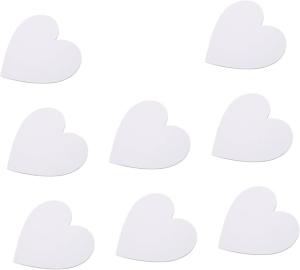 China 100% Pure Cotton Painting Canvas Panel Heart Shape 15cm Diameter Canvas Art Boards factory