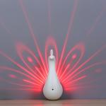 Novelty gifts product Peacock projection lamp, funny peacock wall lamp murals