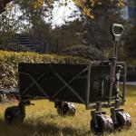 High Powered Off Road Sit Down Electric Wagon Cart / Electric Pull Wagon
