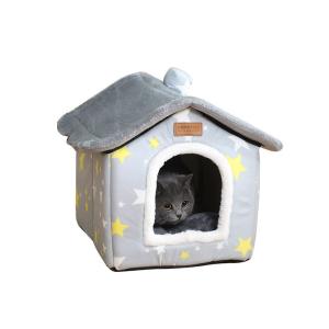 China Creative Dog Bed Covers Amazon Can Be Disassembled And Washed House Type Cat Nest Cat Dog Nest Closed House factory