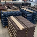 1340mm*420mm*0.4mm Prime Blue Stone Coated Galvanized Corrugated Roof Sheet for