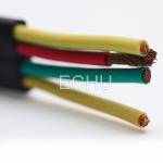 Flat Traveling Crane Cable 4Core, 10sqmm 450/750V, ECHU Cable, Traveling