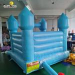High Quality Blue Wedding Bouncer House With Ball Pit For Sale