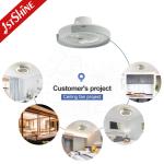 20" Round LED Ceiling Fan with 360 Degree High Airflow and Color Temperature