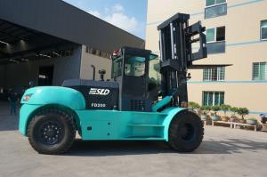 China 20 Ton 25 Ton Box Type Mast Heavy Lift Forklift For Logistic Yard factory