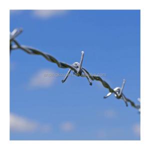 China 50kg Barbed Wire Roll Two Wire Twist 1.5-3cm Barb Length for Customer Requirements factory