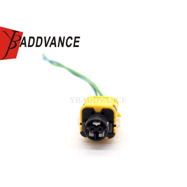 Black and Yellow 2 Pin Female PBT GF15 Auto Airbag Connector Plug Wire Harness