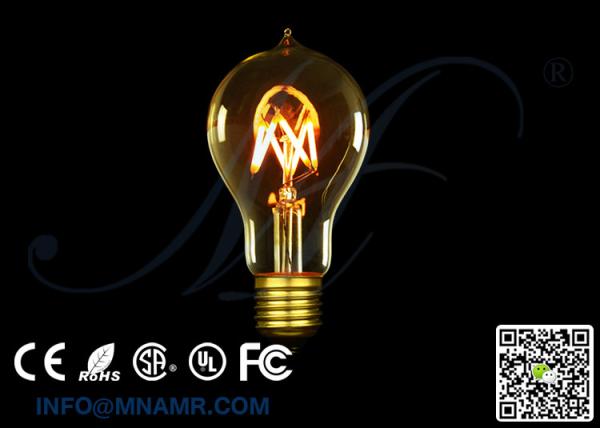 20 Watt Equivalent LED Edison Light Bulbs 3W Bayonet Lamp Base A19 A60 Holiday