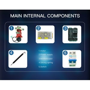 HCW Parking Barrier Gate with 3 Million Cycles Lifespan 1 Year Warranty and 340