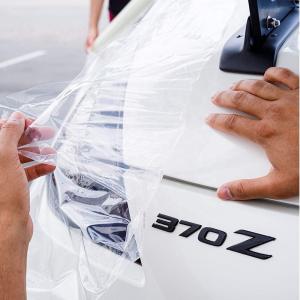 China 3 Mil X 100' Transparent Car Wrapping Vinyl Film With 90 Days UVI Protection Width factory