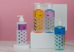 350ml 500ml Transparent PET Plastic Bottle With PP Lotion Pump
