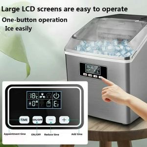 Home 25kg Commercial Household Ice Maker Small Ice Cube Making Machine for Tap
