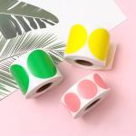 Waterproof Paper Colored Adhesive Labels Removable