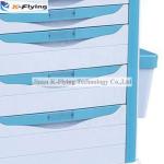 ABS Hospital Emergency Medical Trolley With Five Drawers