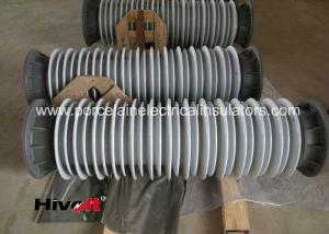 China 110KV SF6 Breaker Hollow Core Insulators With Aluminum Flange Grey Color factory