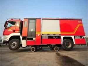 China Water Tank Foam Railway Fire Truck Dual Purpose 1435mm HTRR209 factory
