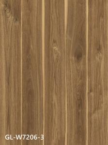China Rustic Walnut Grain Click Stone Composite Vinyl Flooring Fire Retardant GL-W7206-3 factory